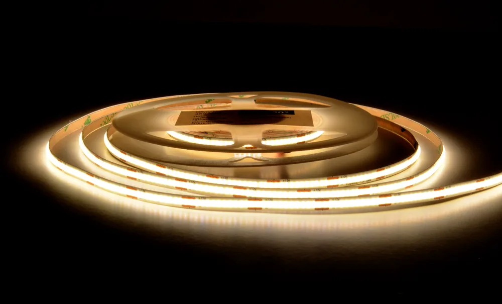 Лента светодиодная AQ LED-LINE COB 480 LED 12V 9,6W/м 5 мм IP20 теплый белый 5 м (15.0302С)