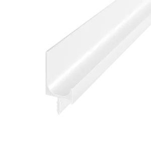 Ручка-профиль торцевая AQ L-line 5000 мм белый матовый