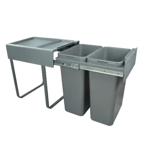 Мусорное ведро AQ BIN выдвижное (2х30л) 450