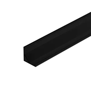 Профиль накладной угловой AQ FORM для LED лент 16х16 2 м  черный