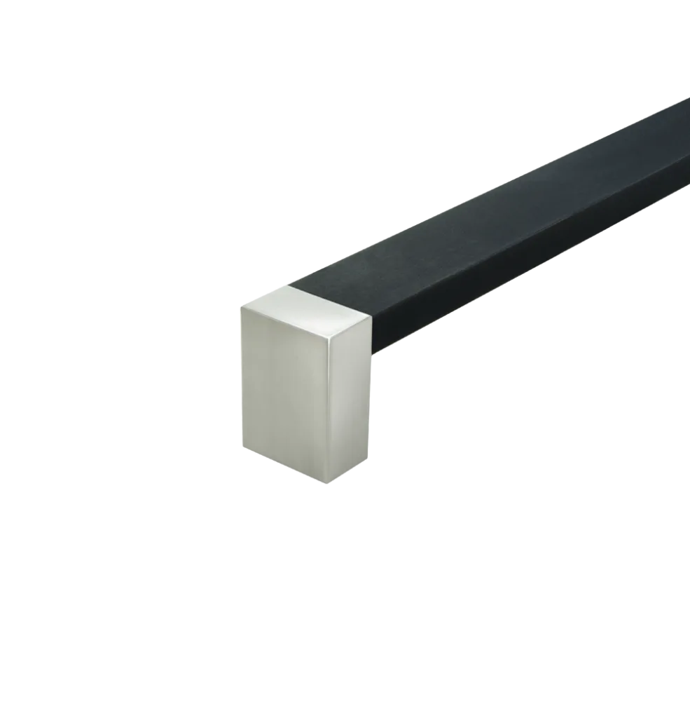 Ручка AQ Fusion L=1000 черный+сталь матовый