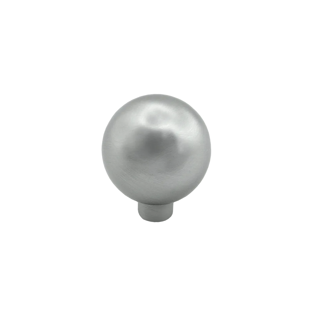 Ручка-кнопка AQ Dion сталь брашированная