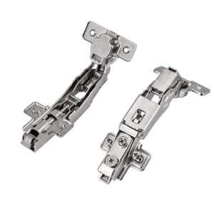 Петля  +155 накладная AQ Clip с нулевым вхождением с довод и евровинтами в упак (с ответной планкой)