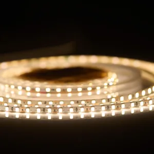 Лента светодиодная AQ LED-LINE 2835 120 LED/м 12V 9,6W/м 5 мм IP20 теплый белый 5 м (15.0025)