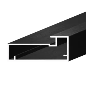 Профиль для фасадов AQ FRAME Z-4 5600 мм черный брашированный