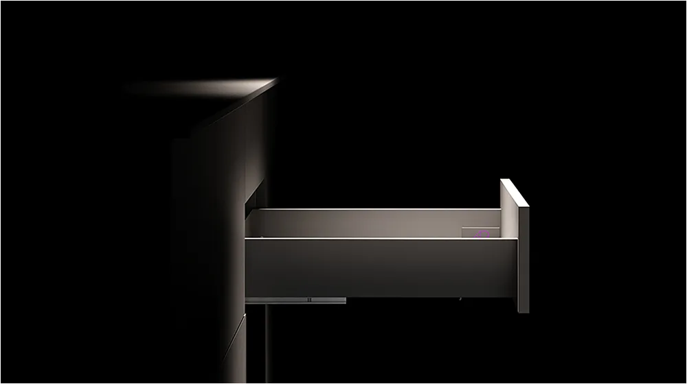 Ящик средний AQ LineBox NL=450 H=120 графит