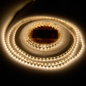 Лента светодиодная AQ LED-LINE 2835 120 LED/м 12V 9,6W/м 5 мм IP20 теплый белый 5 м (15.0025)