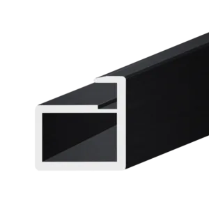 Профиль для фасадов AQ FRAME F30 4000 мм черный графит брашированный