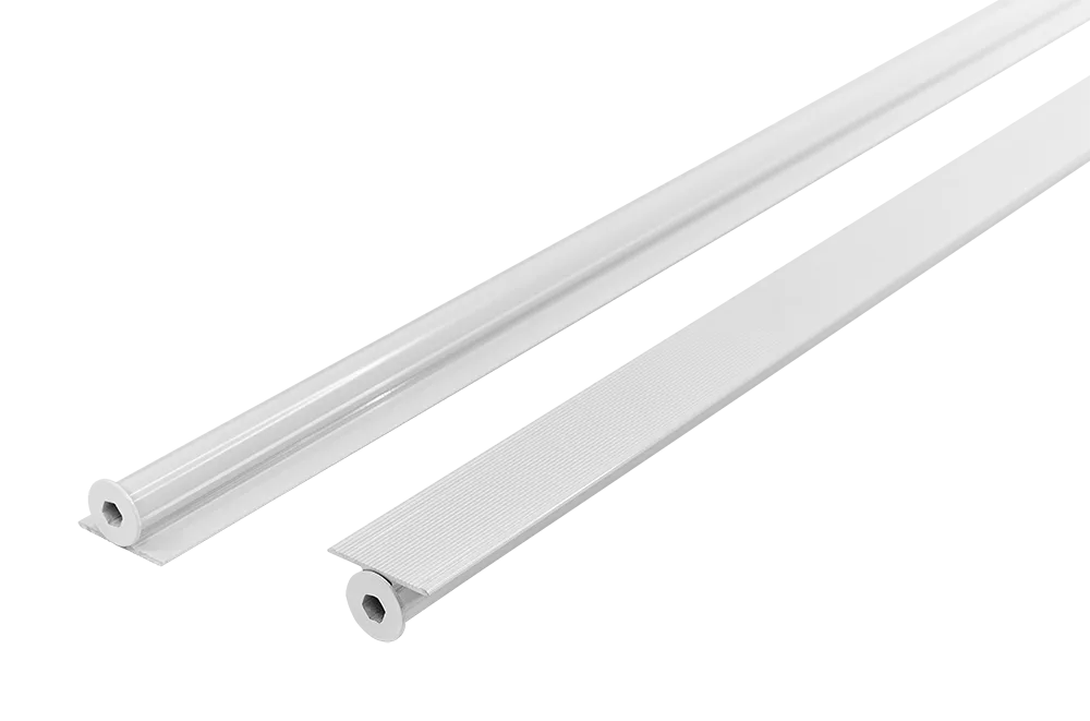 Выпрямитель фасада AQ LINER 01 врезной декоративный 2400-2800 мм белый