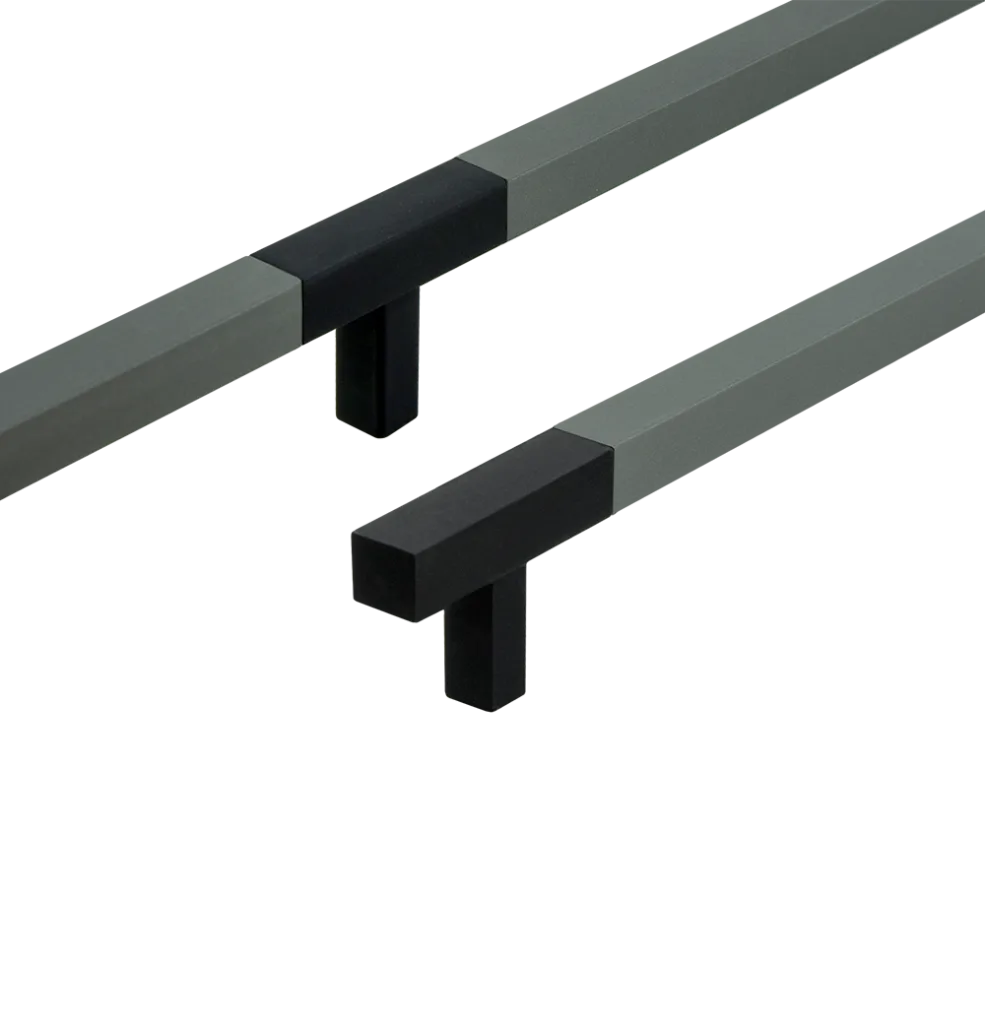 Ручка AQ Twil L=1000 графит+черный матовый