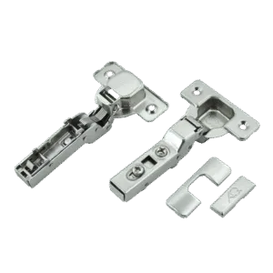 Петля полунакладная AQ Clip без доводчика (с заглушками)