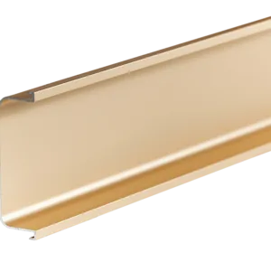 Профиль горизонтальный AQ Gola-X С-формы 5000 мм золото матовое