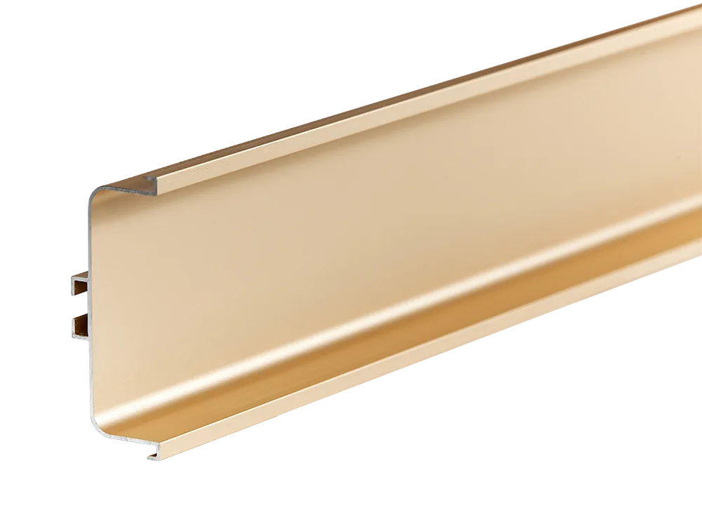 Профиль горизонтальный AQ Gola-X С-формы 5000 мм золото матовое