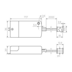 Выключатель AQ SWITCH инфракрасный на движение руки 220V 250W
