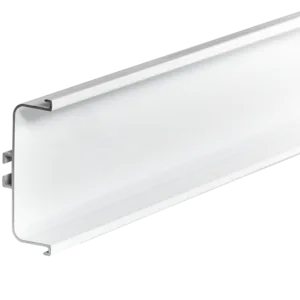 Профиль горизонтальный AQ Gola-X С-формы 5000 мм белый глянец