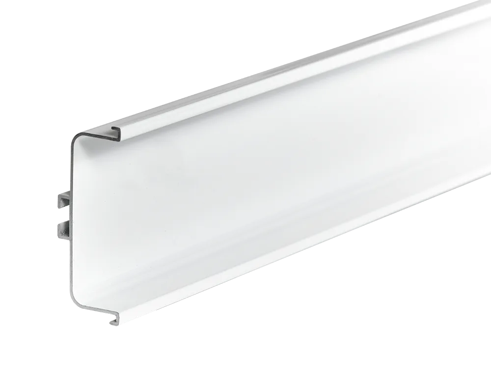 Профиль горизонтальный AQ Gola-X С-формы 5000 мм белый глянец