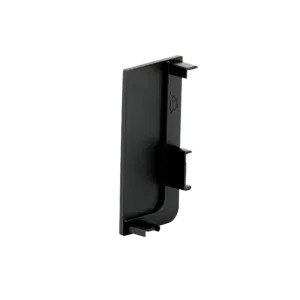 Заглушка глухая левая для горизонт. L-образного профиля AQ Gola-X черный