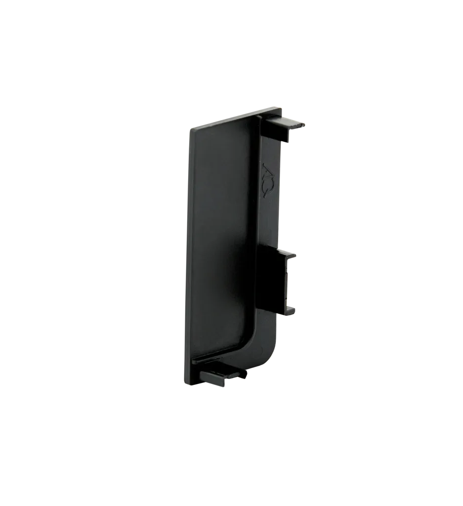 Заглушка глухая левая для горизонт. L-образного профиля AQ Gola-X черный