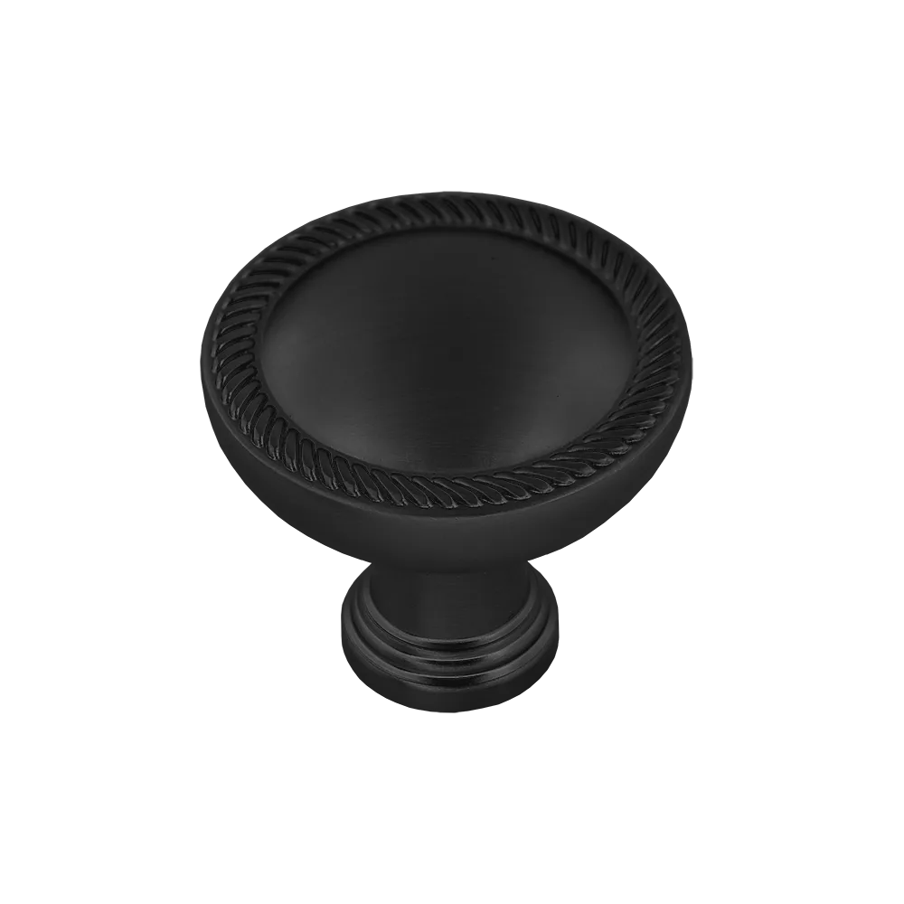 Ручка-кнопка AQ Alphe черный матовый