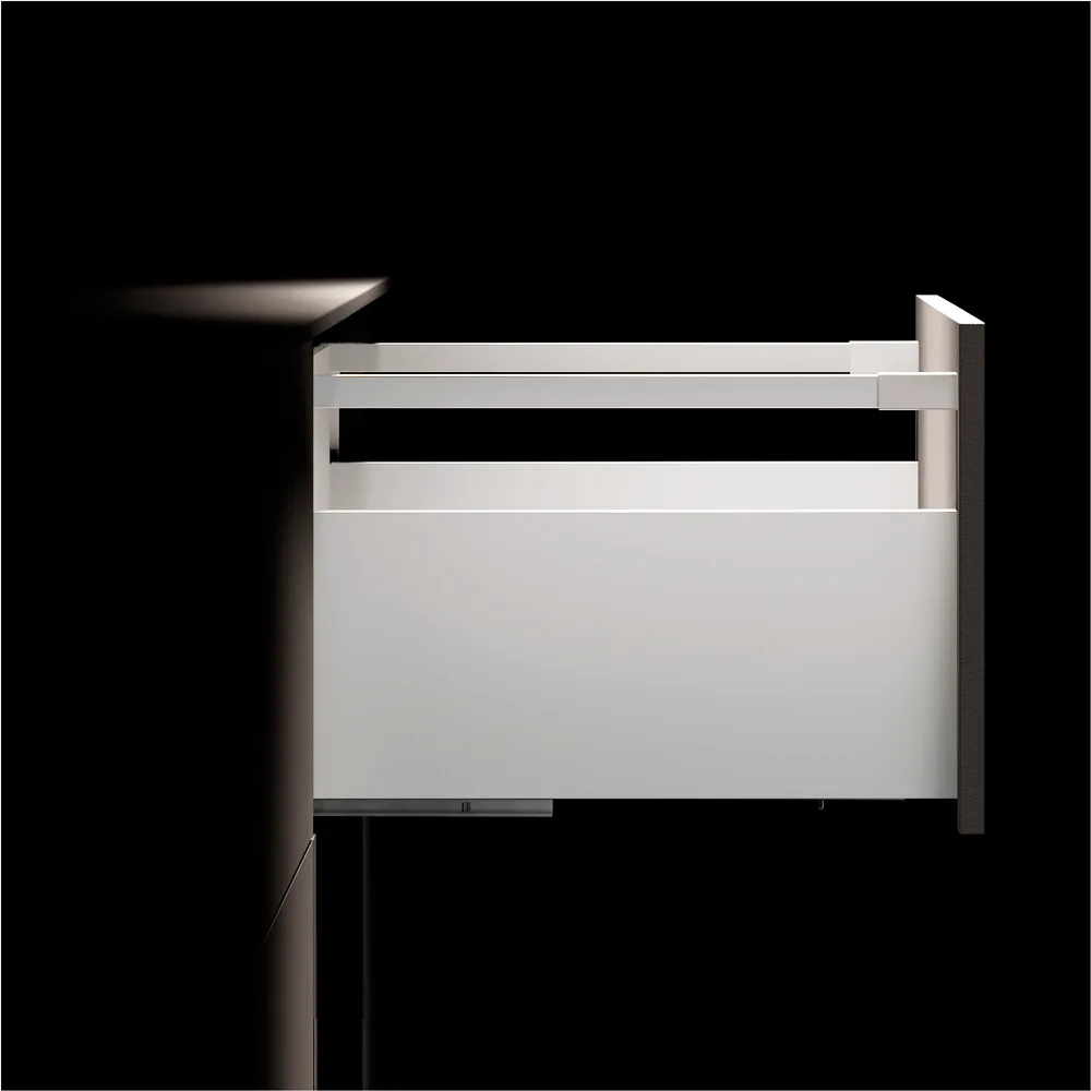 Рейлинг AQ LineBox NL=450 белый