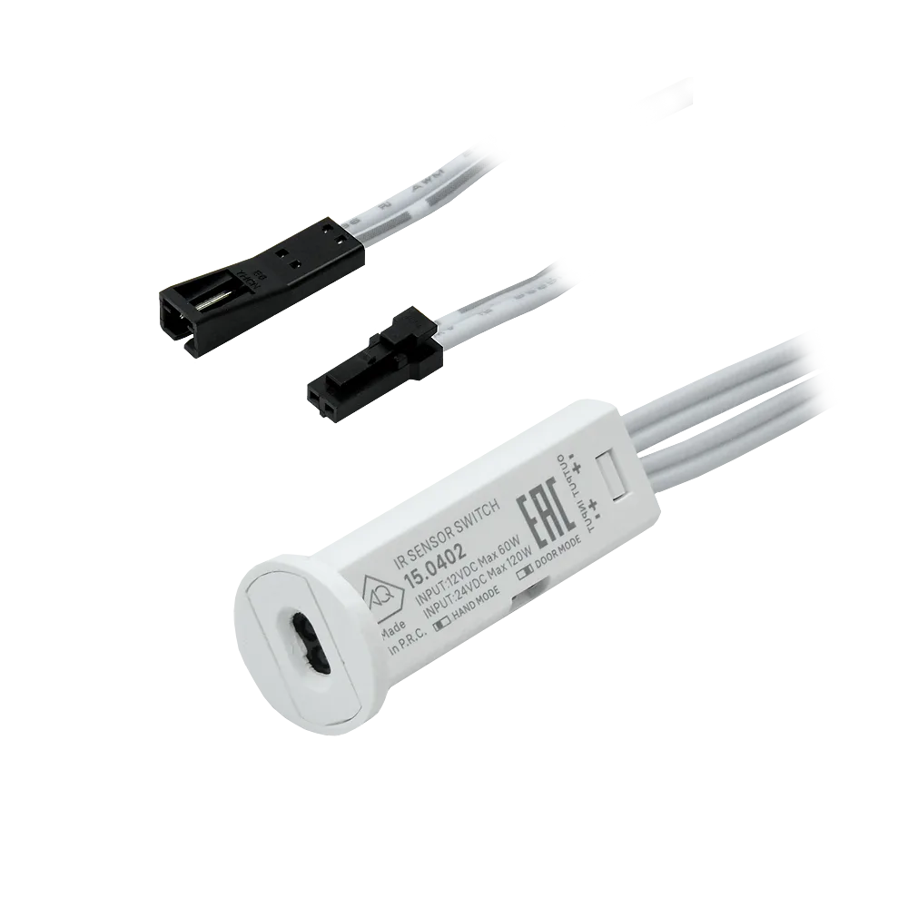 Выключатель AQ SWITCH инфракрасный с диммером трехфункциональный белый 12/24V 60/120W