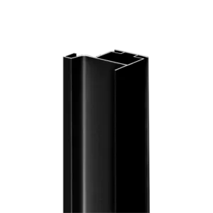 Профиль вертикальный AQ Gola-X L-формы ДСП 16мм 5000 мм черный матовый