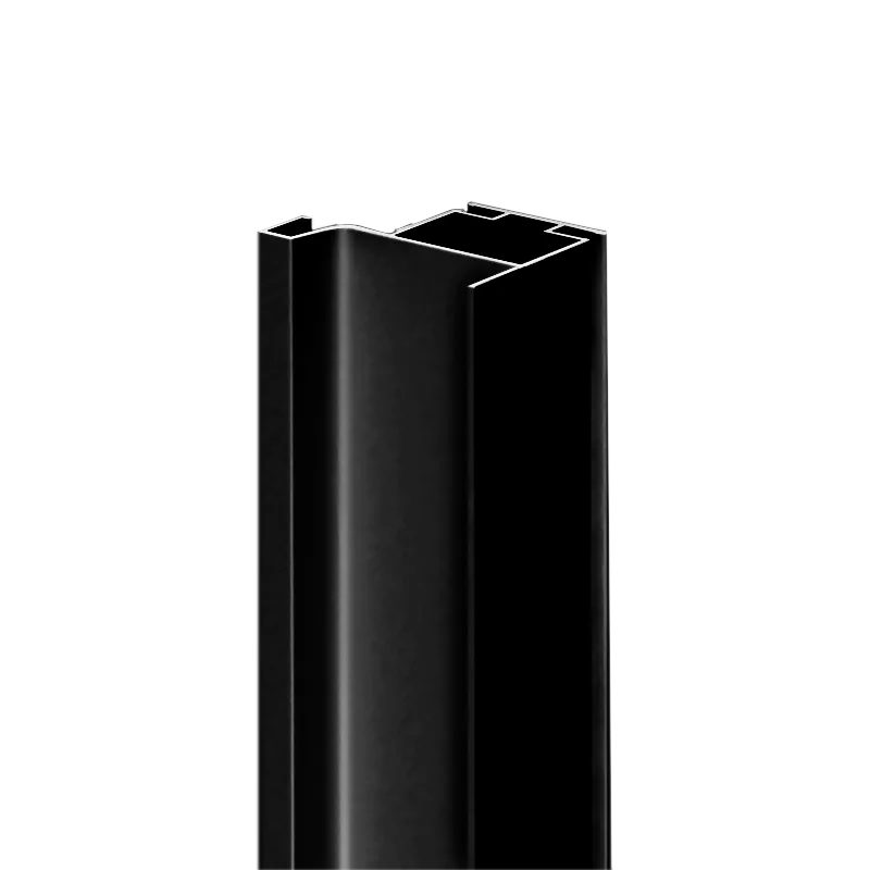 Профиль вертикальный AQ Gola-X L-формы ДСП 16мм 5000 мм черный матовый
