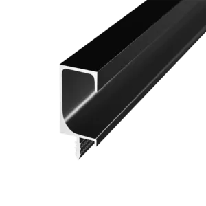 Ручка-профиль торцевая AQ С-line 5000 мм черный матовый