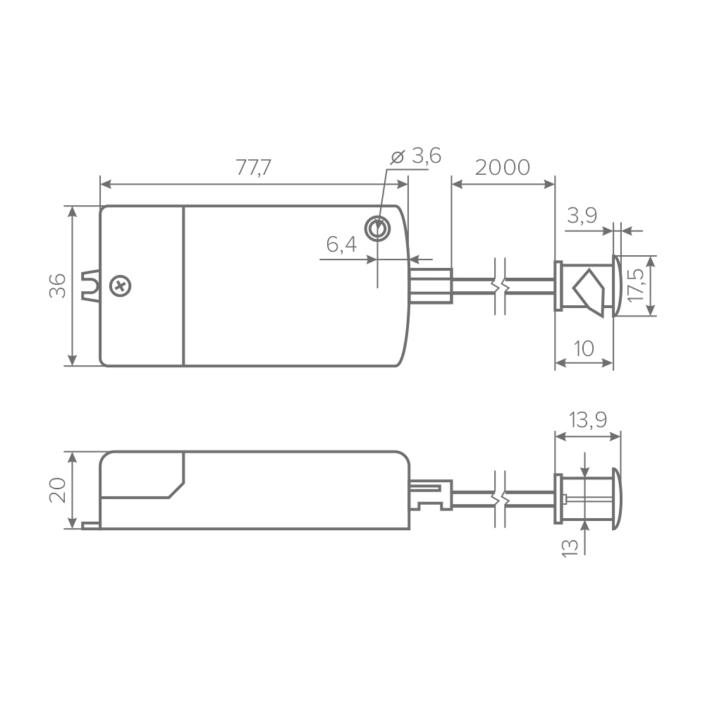 Выключатель AQ SWITCH инфракрасный на открывание/закрывание фасада 220V 250W