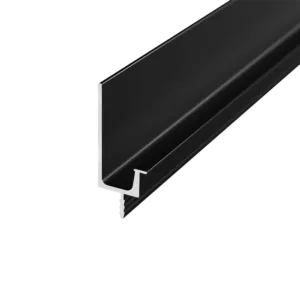 Ручка-профиль торцевая AQ J-line (ДСП+стекло) 5000 мм черный матовый