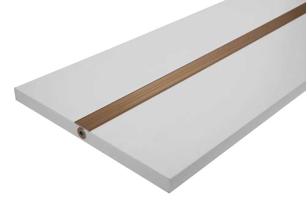 Выпрямитель фасада AQ LINER 01 врезной декоративный 2400-2800 мм медь