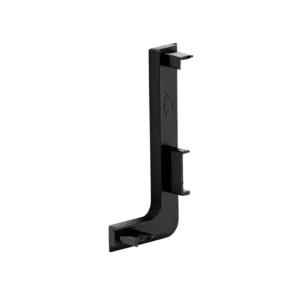 Заглушка контурная левая для горизонт. L-образного профиля AQ Gola-X черный