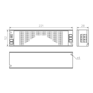 Блок питания AQ MAX 220V/24V IP20 150W