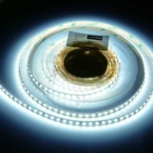 ЛЕНТА светодиодная AQ LED-LINE 2835 120 LED/м 24V 9,6W/м 8 мм IP20 холодный белый 5 м (15.0036)