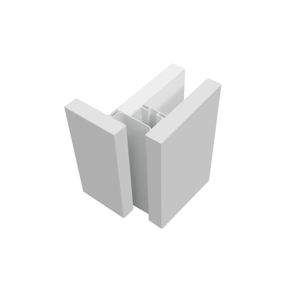 Профиль вертикальный AQ Gola-X L-формы ДСП 16мм 5000 мм черный матовый