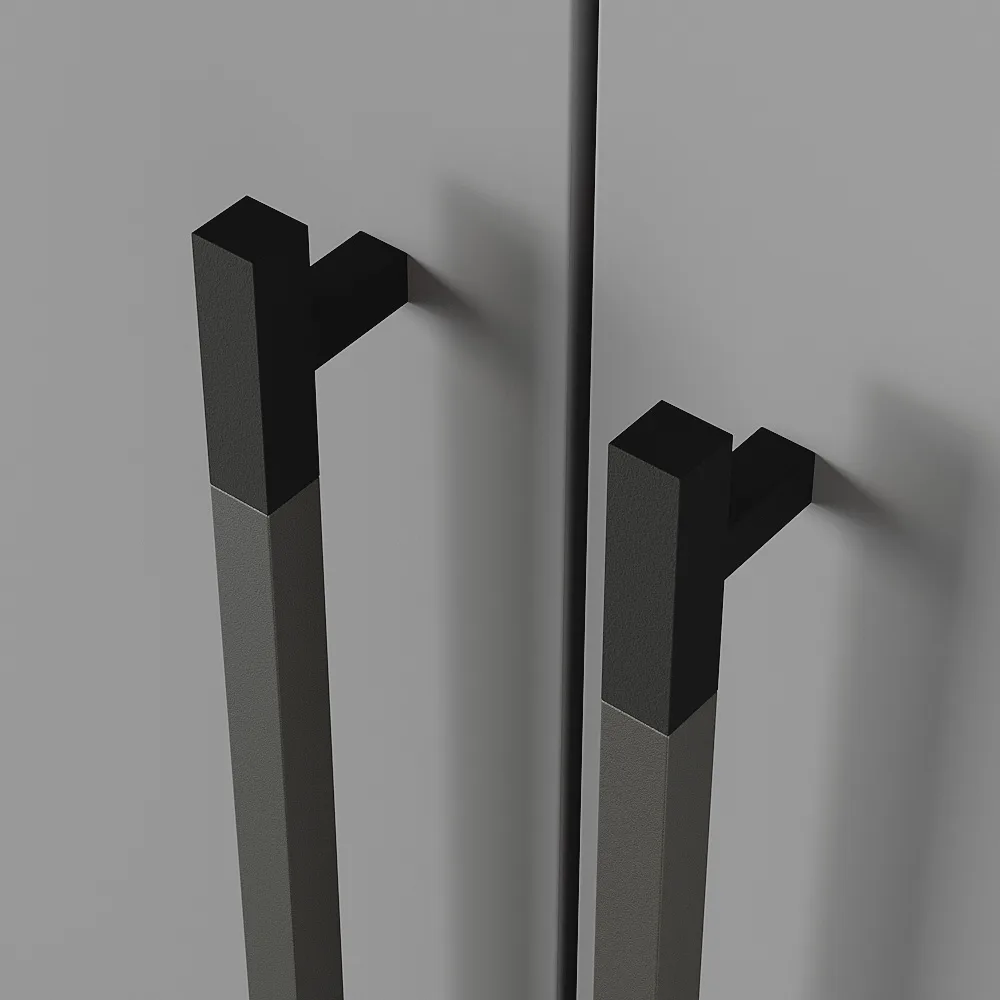 Ручка AQ Twil L=1000 графит+черный матовый