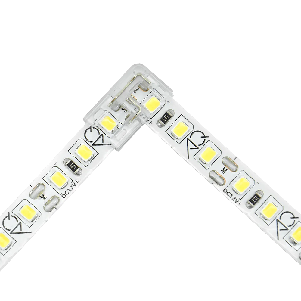 Коннектор AQ LINK угловой для светодиодных лент 8 мм