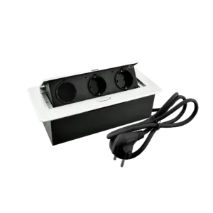 Удлинитель AQ PLUG-X H1 горизонтальный 3xSCHUKO белый