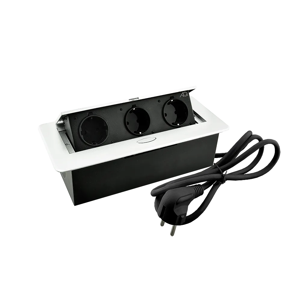 Удлинитель AQ PLUG-X H1 горизонтальный 3xSCHUKO белый