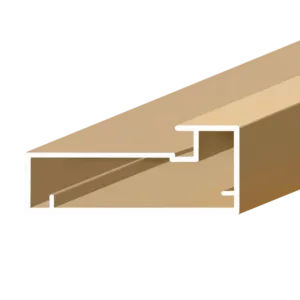 Профиль для фасадов AQ FRAME Z-4 4000 мм золото матовое