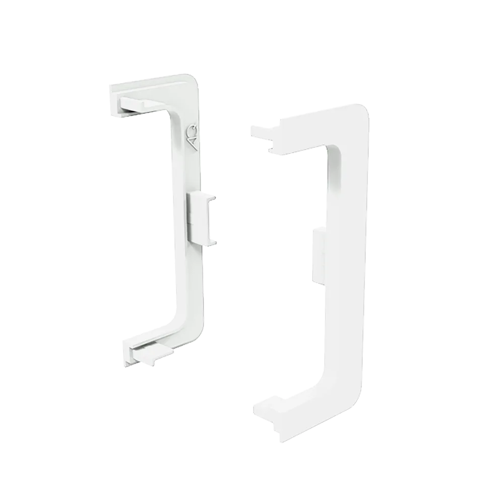 Заглушка контурная универсальная для горизонт. C-образного профиля AQ Gola-X белый