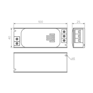Блок питания AQ BASE 220V/12V IP20 32W