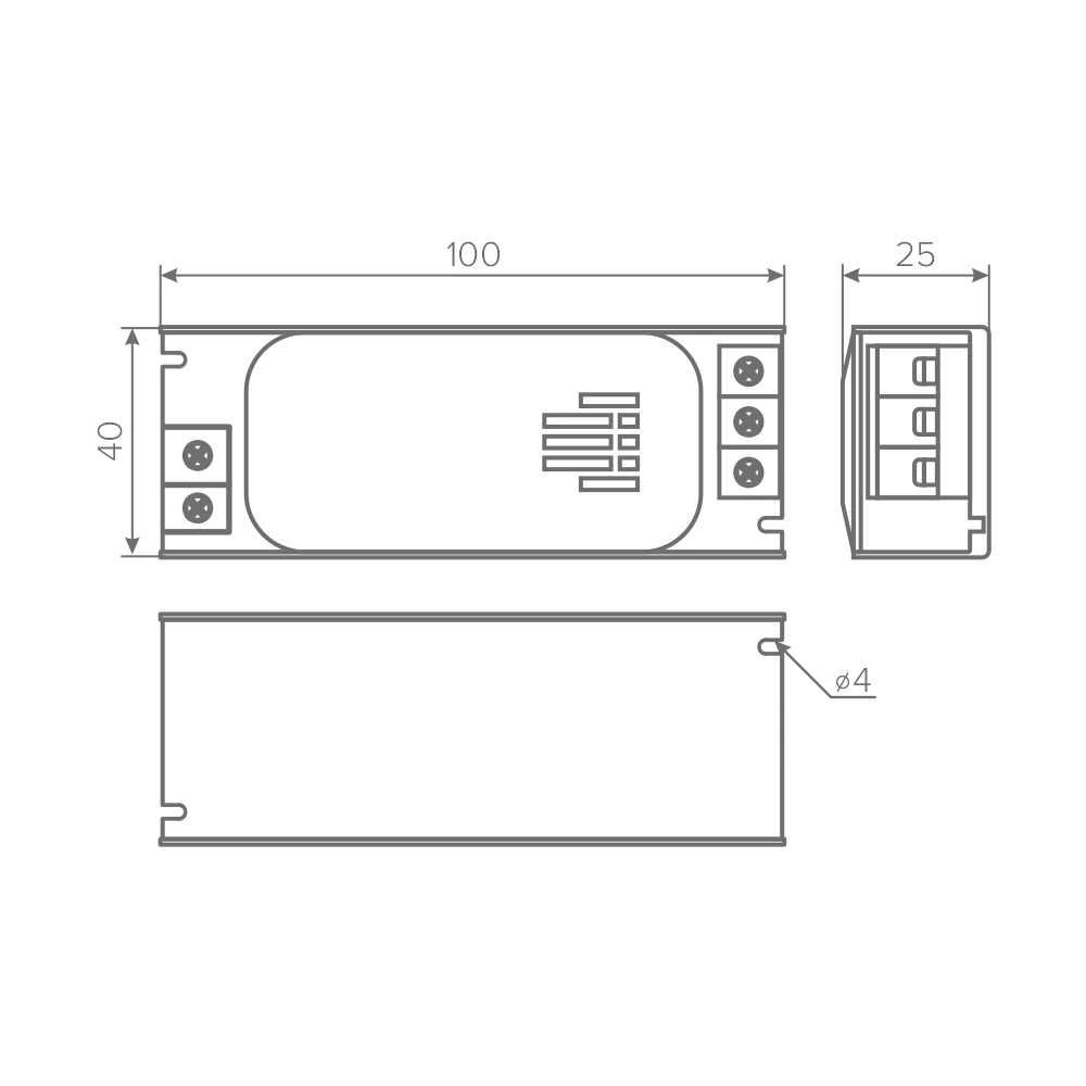 Блок питания AQ BASE 220V/12V IP20 32W
