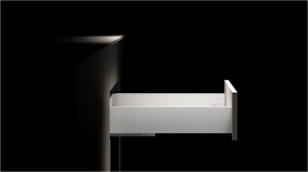 Ящик средний AQ LineBox NL=500 H=120 белый