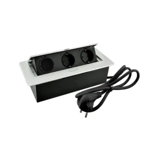 Удлинитель AQ PLUG-X H1 горизонтальный 3xSCHUKO алюминий