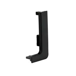 Заглушка контурная правая для горизонт. L-образного профиля AQ Gola-X черный