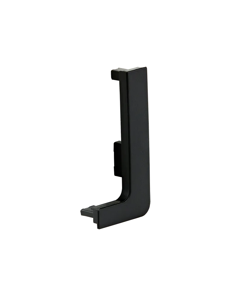 Заглушка контурная правая для горизонт. L-образного профиля AQ Gola-X черный