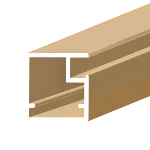 Профиль для фасадов AQ FRAME Z-1 4000 мм золото матовое