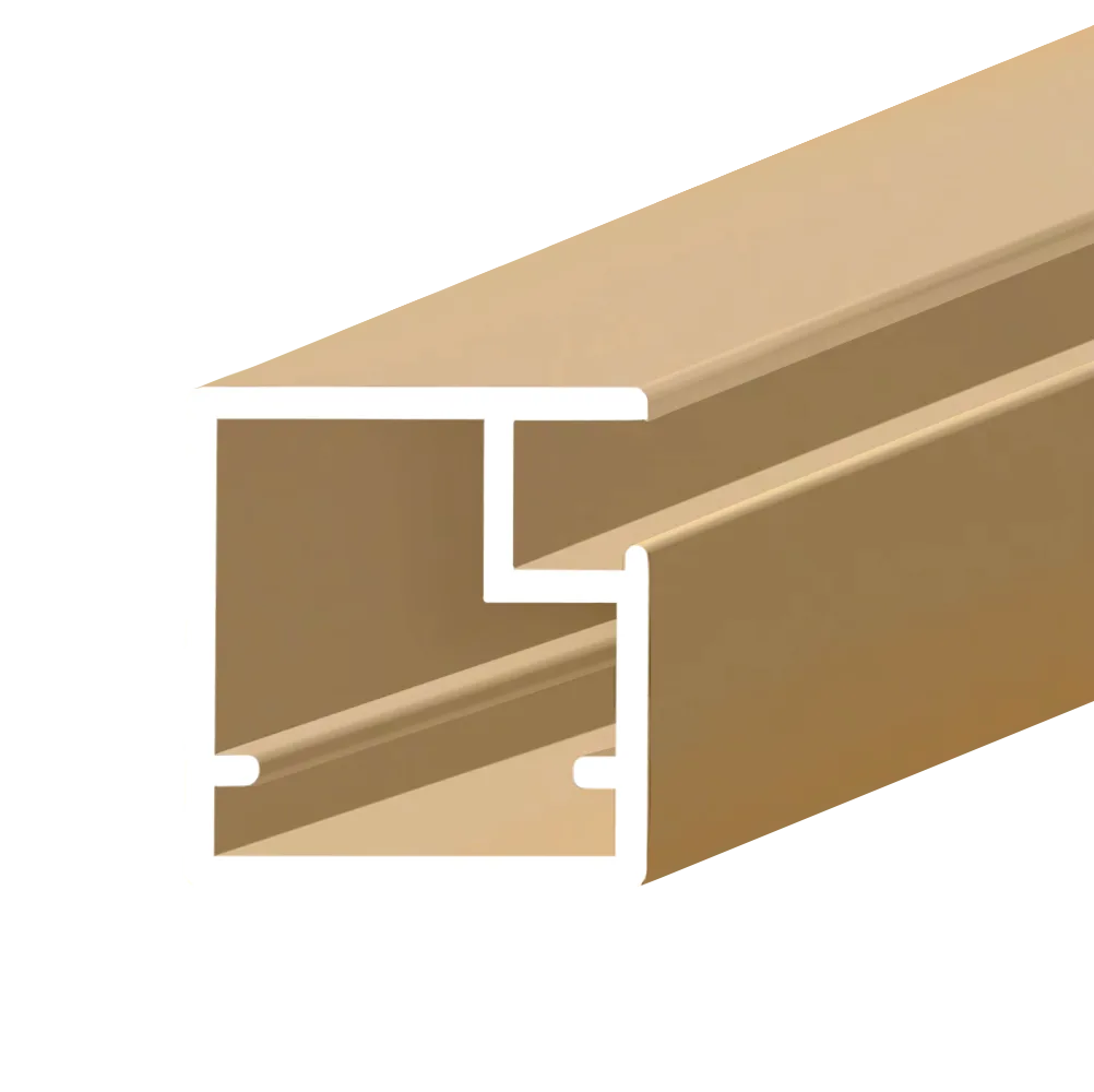 Профиль для фасадов AQ FRAME Z-1 4000 мм золото матовое