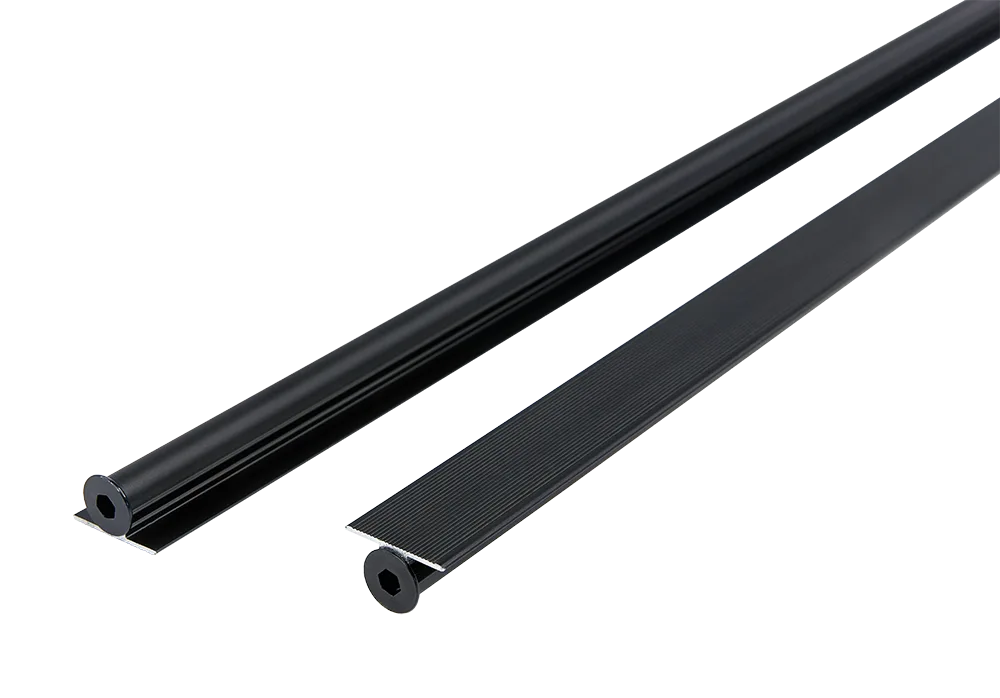 Выпрямитель фасада AQ LINER 01 врезной декоративный 2000-2400 мм черный